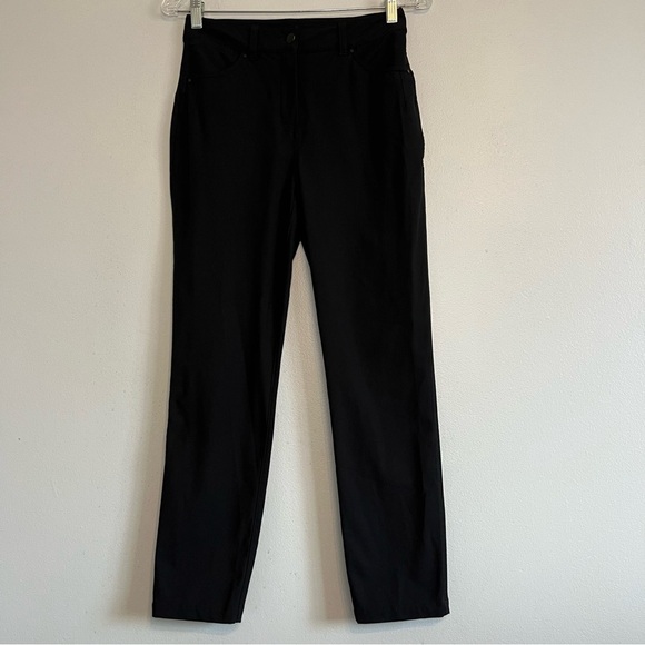 Lululemon Ca 35801 Rn 106259 Compression Pant Leggings Black Womens Sz 4 Golf - Picture 1 of 9